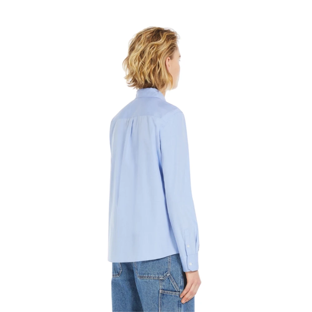 Max Mara Viglio Overhemd Blue Dames