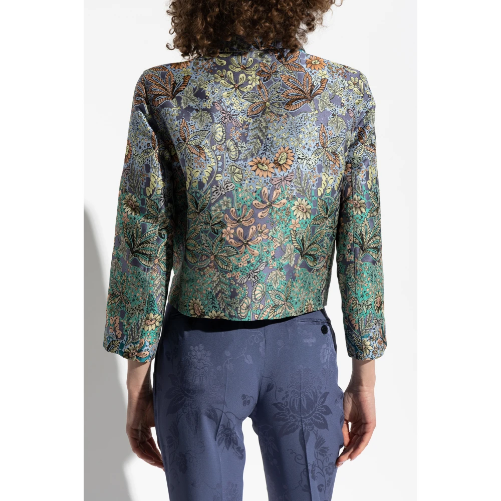 ETRO Gestreepte jas Multicolor Dames