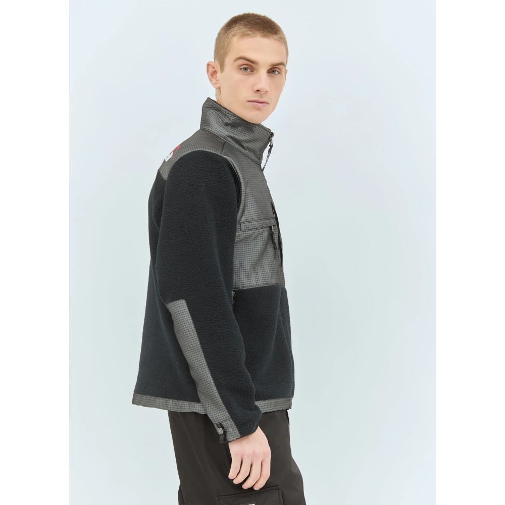 The North Face Retro Denali Jack met Ruit- en Fleecepanelen Black Heren