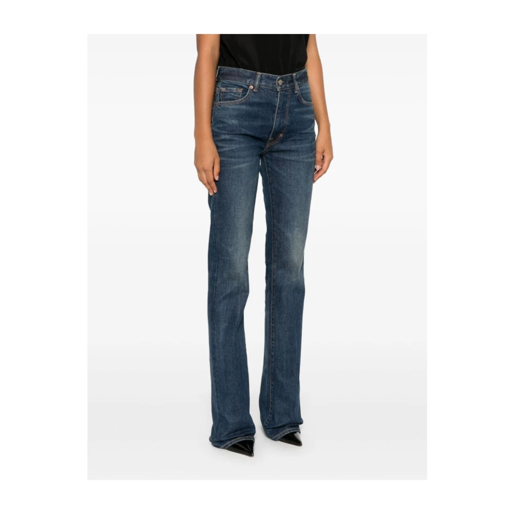 Tom Ford Blauwe Jeans Damesmode Aw24 Blue Dames