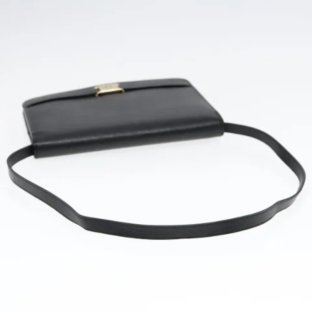 Dior Vintage Pre-owned Leather dior-bags Black Dames