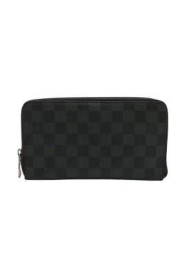 Pre-owned Zippy Organizer Damier Graphite Lång Plånbok