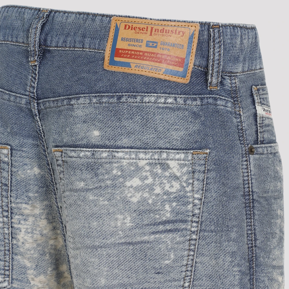 Diesel Blauwe Jeans Aw24 Stijl Blue Dames