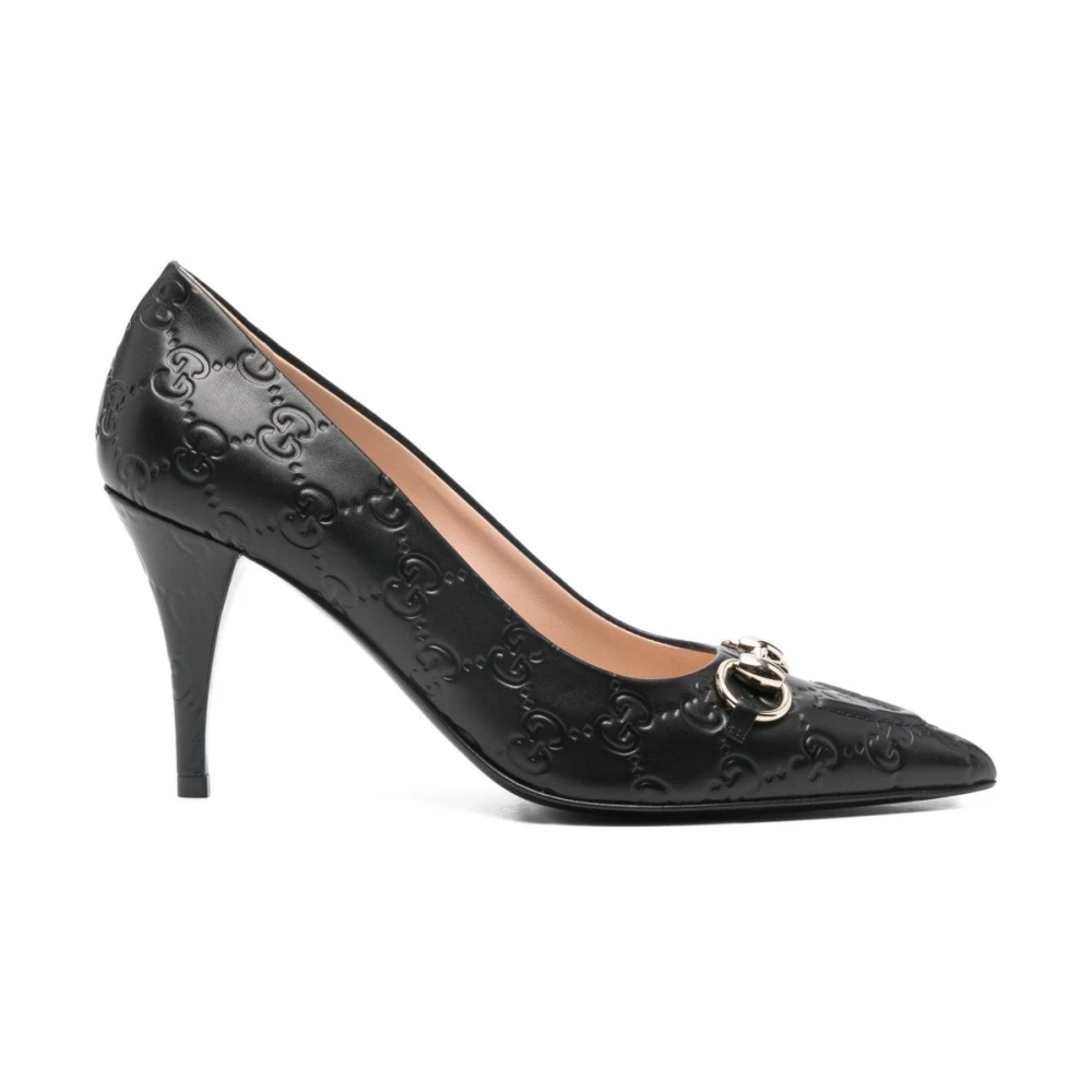 Gucci Women's Black Pumps, 7 Uk, Pump With Horsebit
