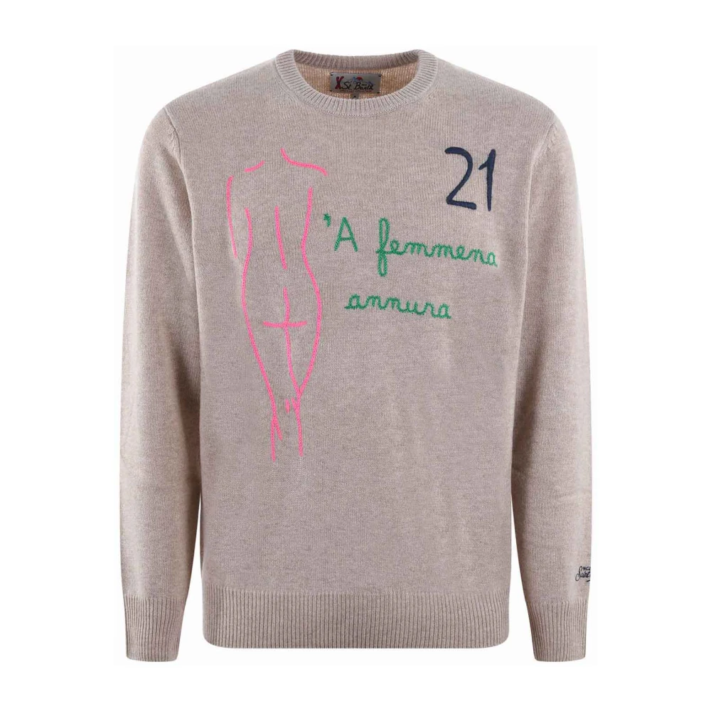 MC2 Saint Barth Stijlvolle Sweaters voor Heren Pink Heren