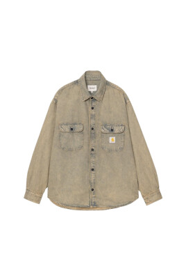 chemise-tigan-en-coton-bleu-beige