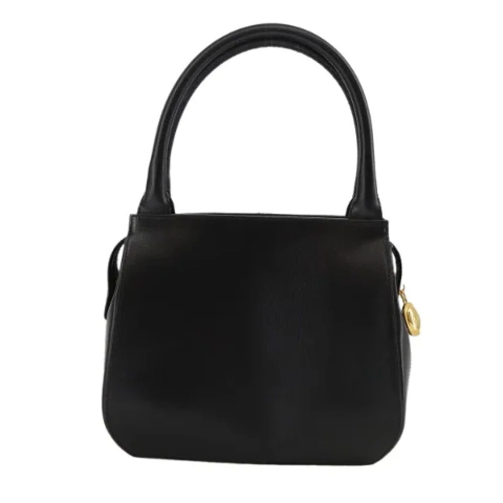 Dior Vintage Pre-owned Leather dior-bags Black Dames