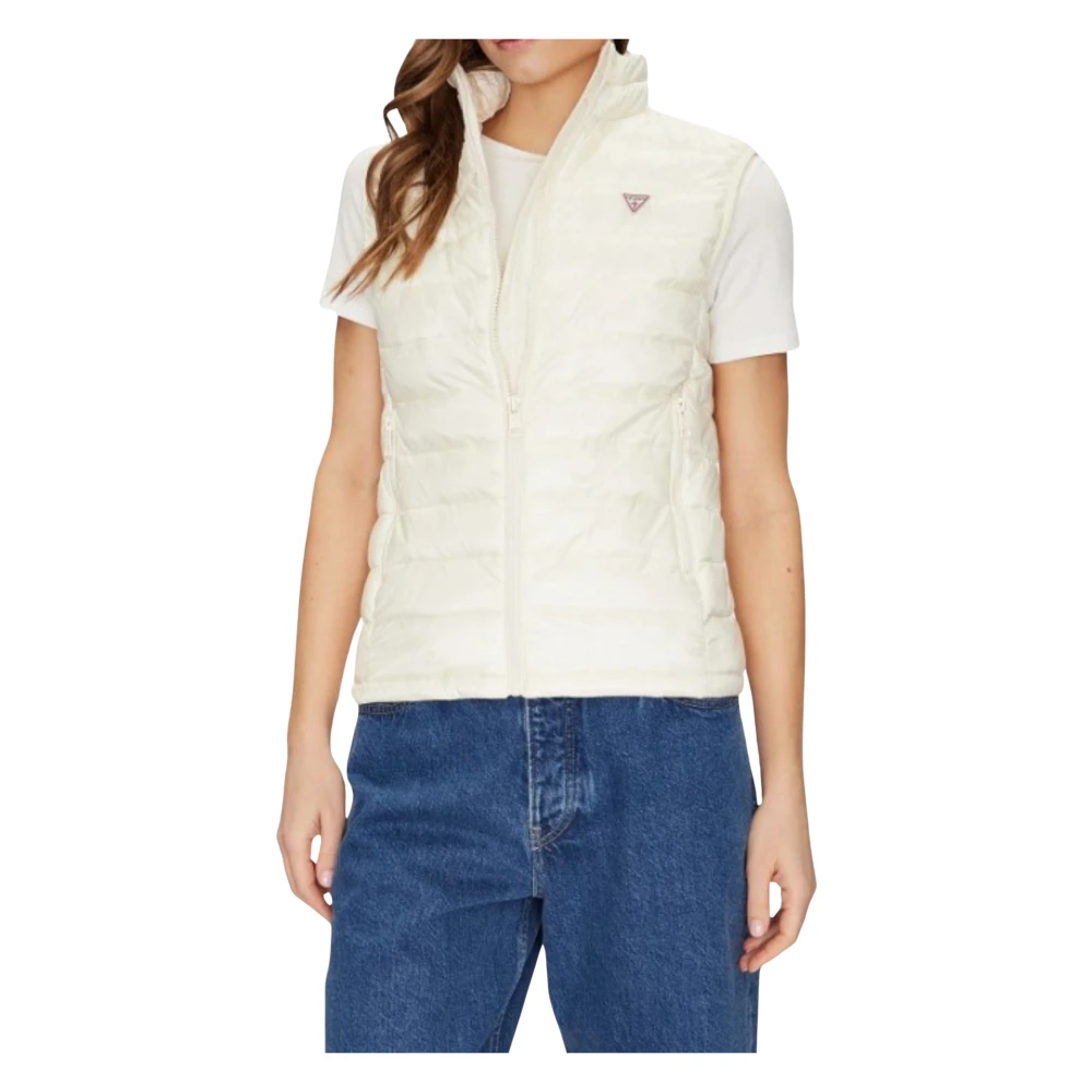 Guess - Jackets > Vests - White - Guess - Modalova