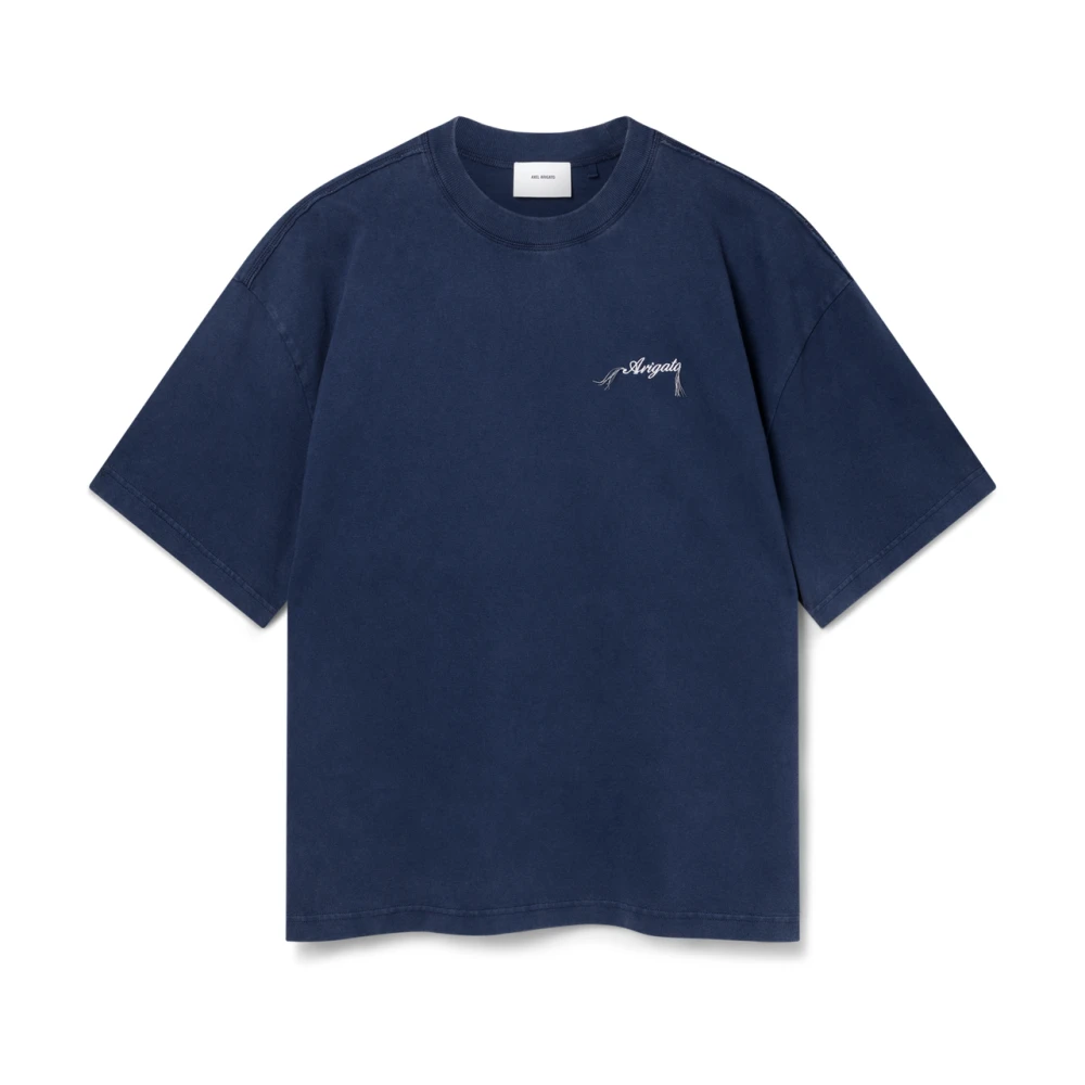 Axel Arigato Eer Gewassen T-shirt Blue Heren