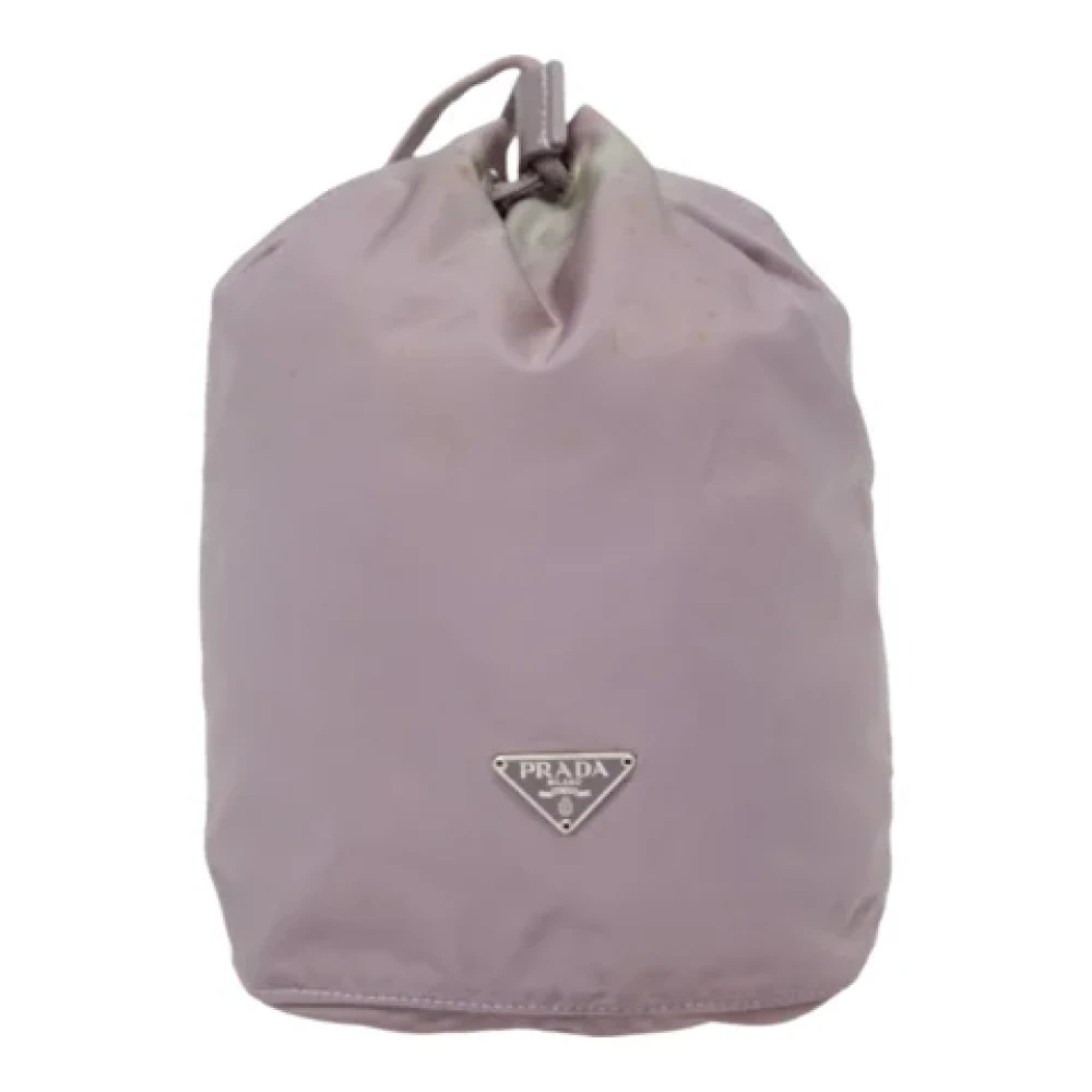 Prada Vintage Pre-owned Fabric prada-bags Purple Dames