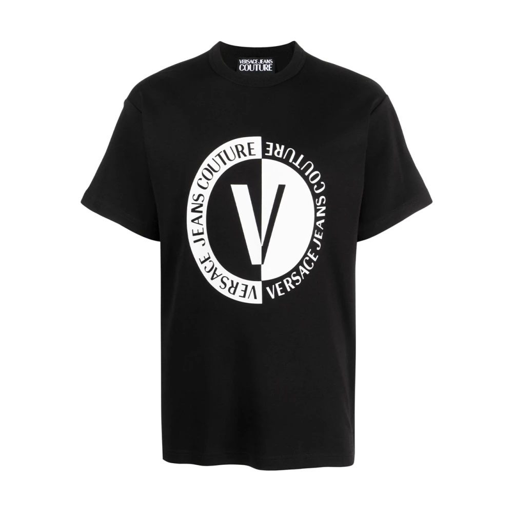 Versace Jeans Couture Zwart T-shirt en Polo Set Black Heren