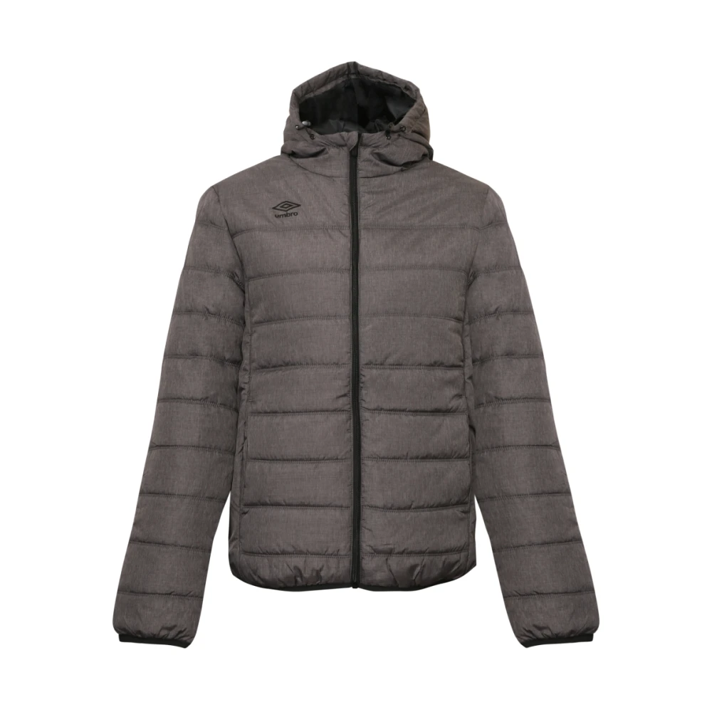 Umbro Zwarte Heren Puffer Jas Gray Heren