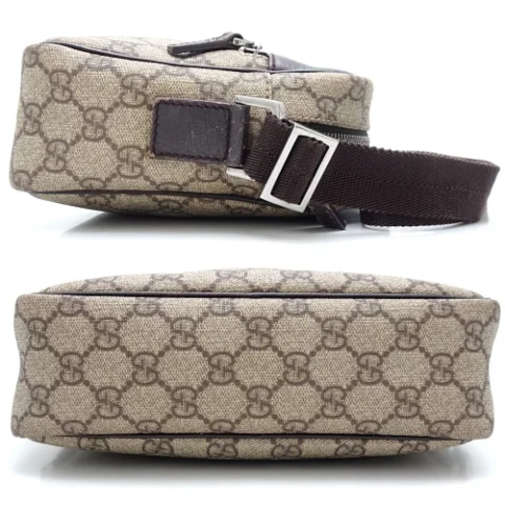 Gucci Vintage Pre-owned Leather shoulder-bags Beige Dames