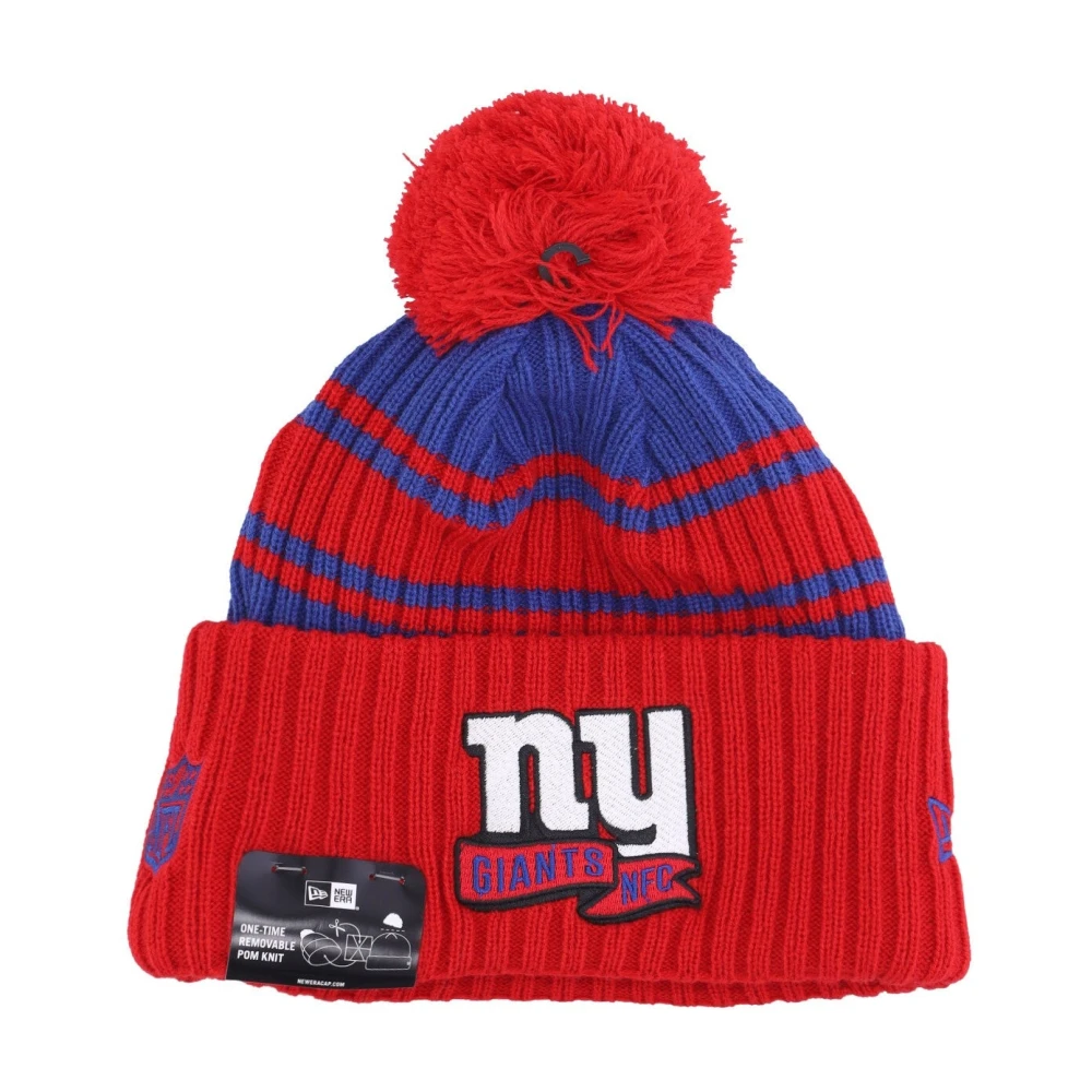 new era NFL Pom Beanie Hat Red Heren