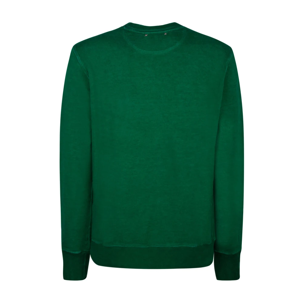 Golden Goose Sweatshirts Green Heren