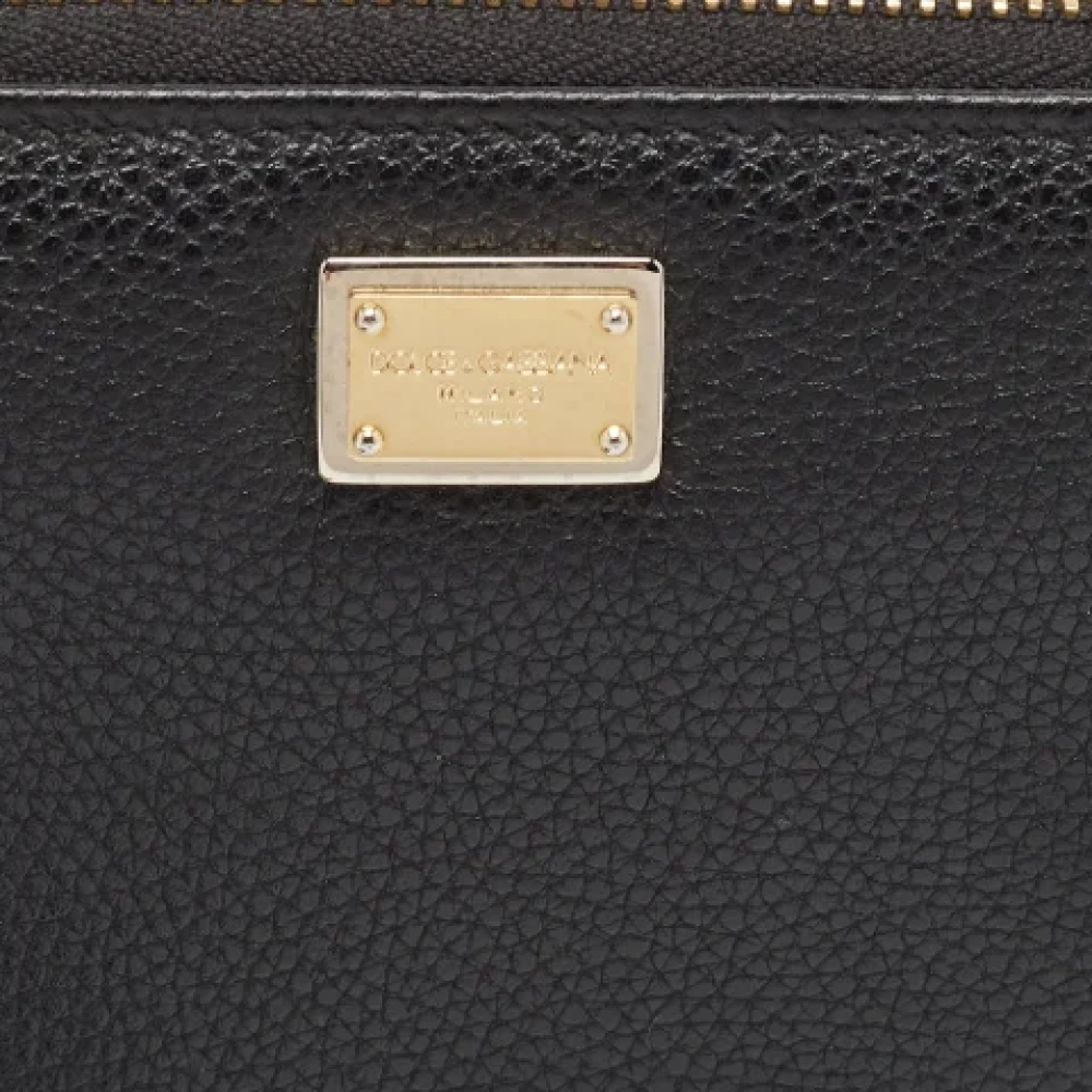 Dolce & Gabbana Pre-owned Leather wallets Black Dames