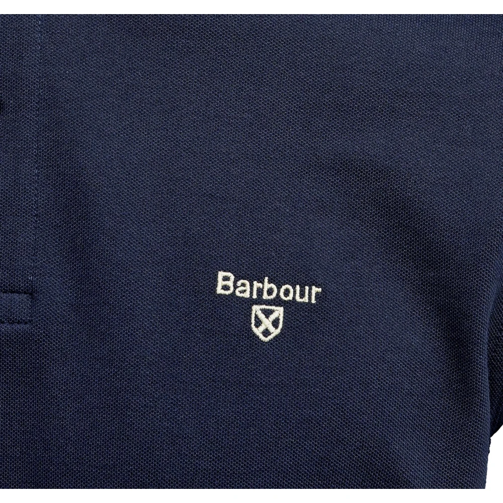 Barbour Lichtgewicht Sport Polo Shirt Blue Heren