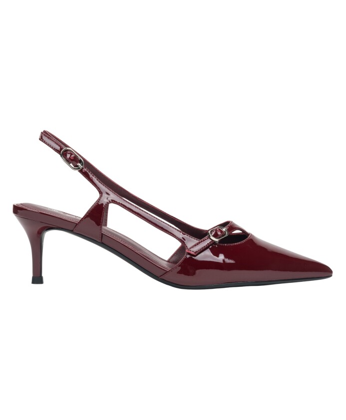 burgundy-leather-slingback-low-heel-pumps