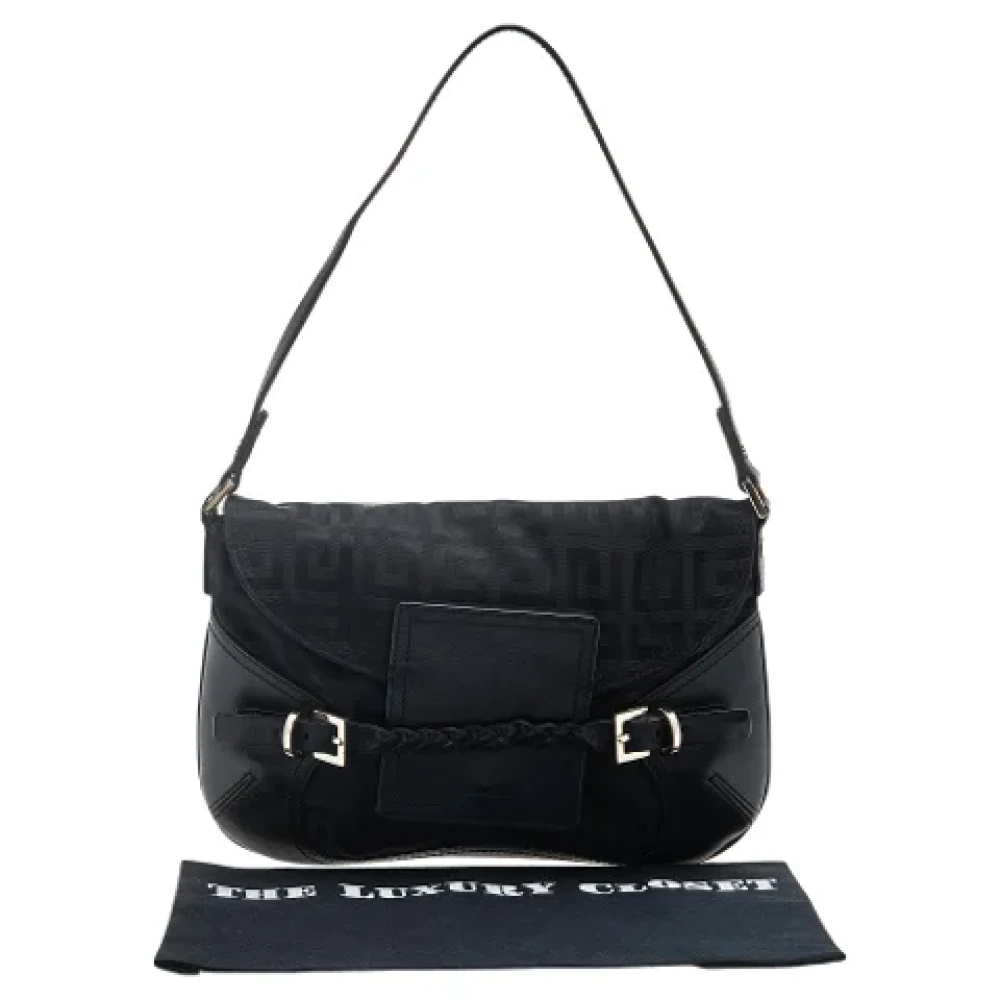 Givenchy Pre-owned Canvas shoulder-bags Black Dames