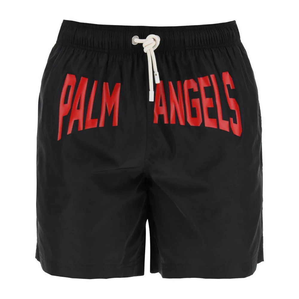 Palm Angels Beachwear Black Heren