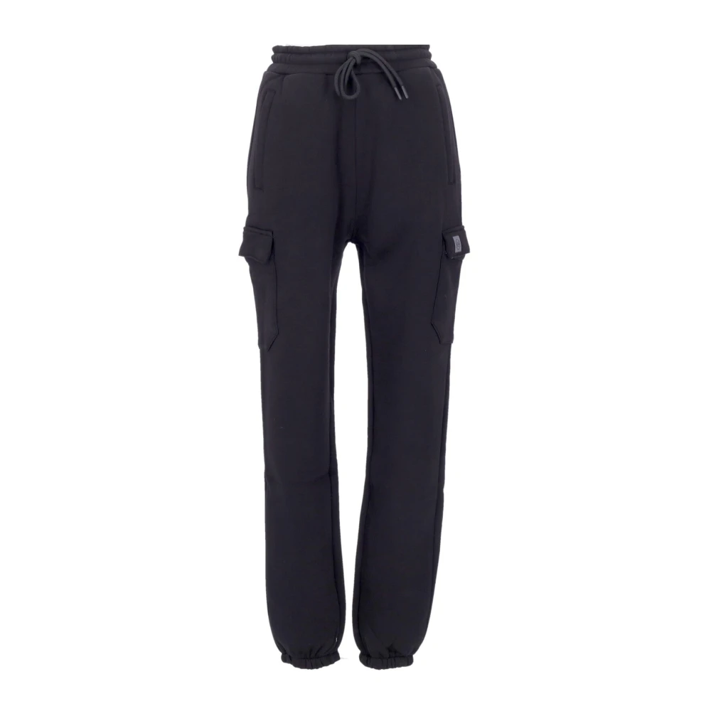 Dolly Noire Men's Black Sweatpants, M, Cargo Joggers