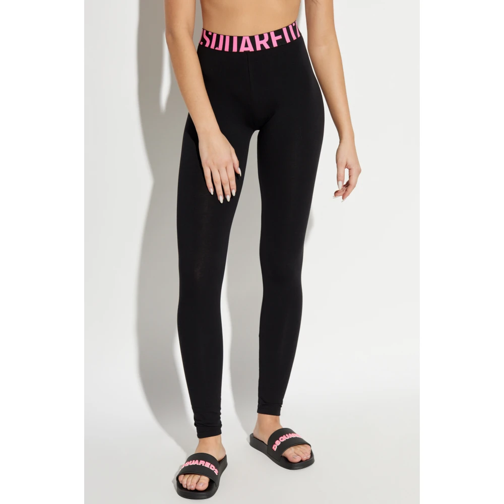 Dsquared2 Leggings uit de ondergoedcollectie Black Dames