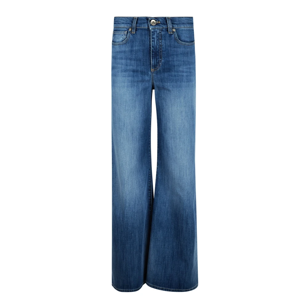 Eleventy Vrouw Blauw Pantalone Zampa Lungo