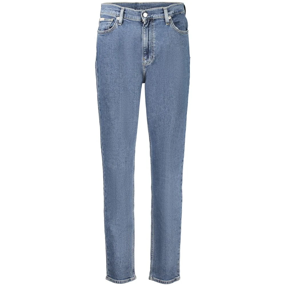 Calvin Klein Women's Blue Slim-Fit Jeans,, Cotton Mom Jeans W29