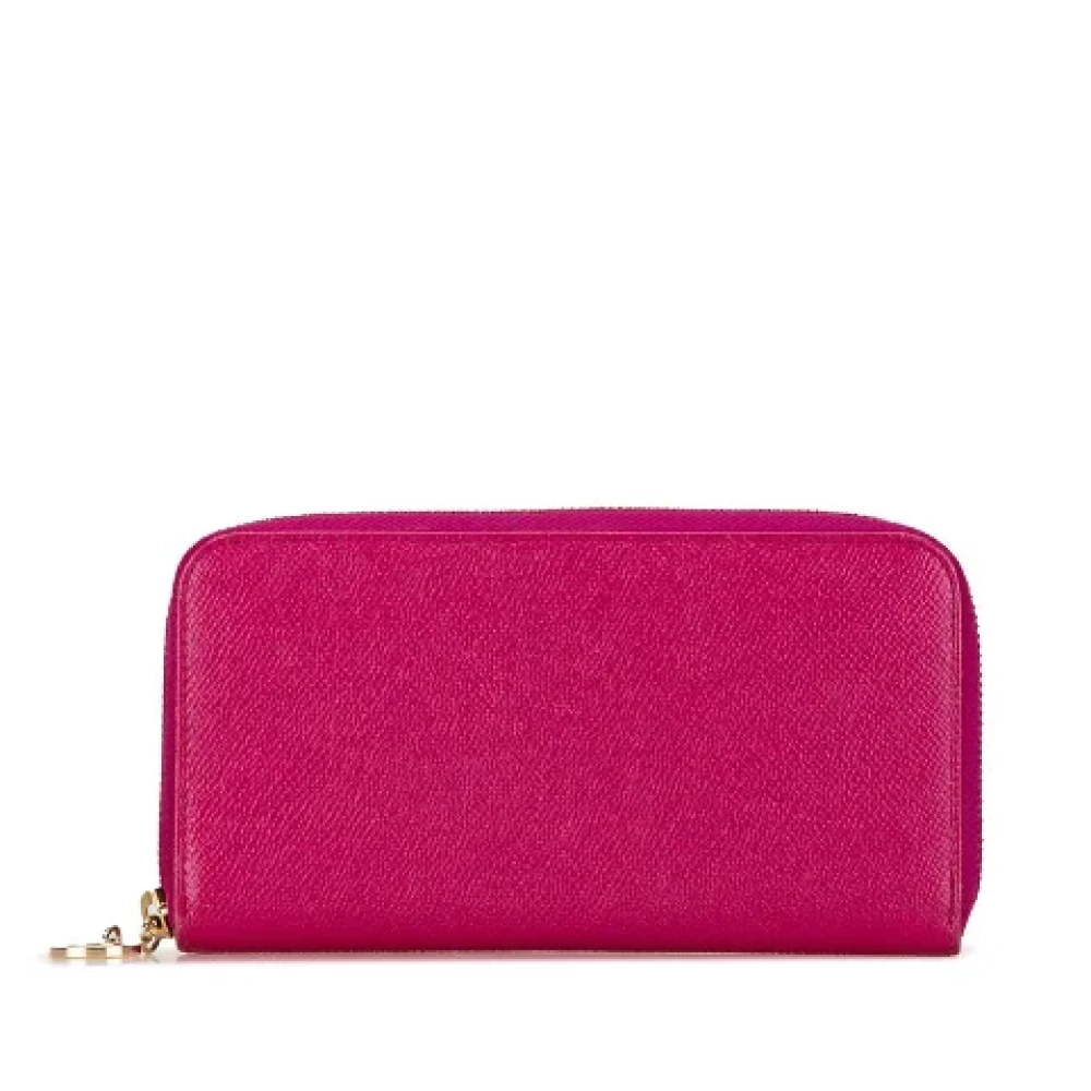 Bvlgari Vintage Pre-owned Leather wallets Pink Dames