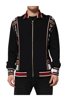Full Zip Pullover Sweater with DG King Motif