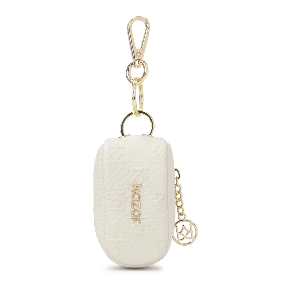 Kazar Wit sleuteletui met karabijnhaak White Dames