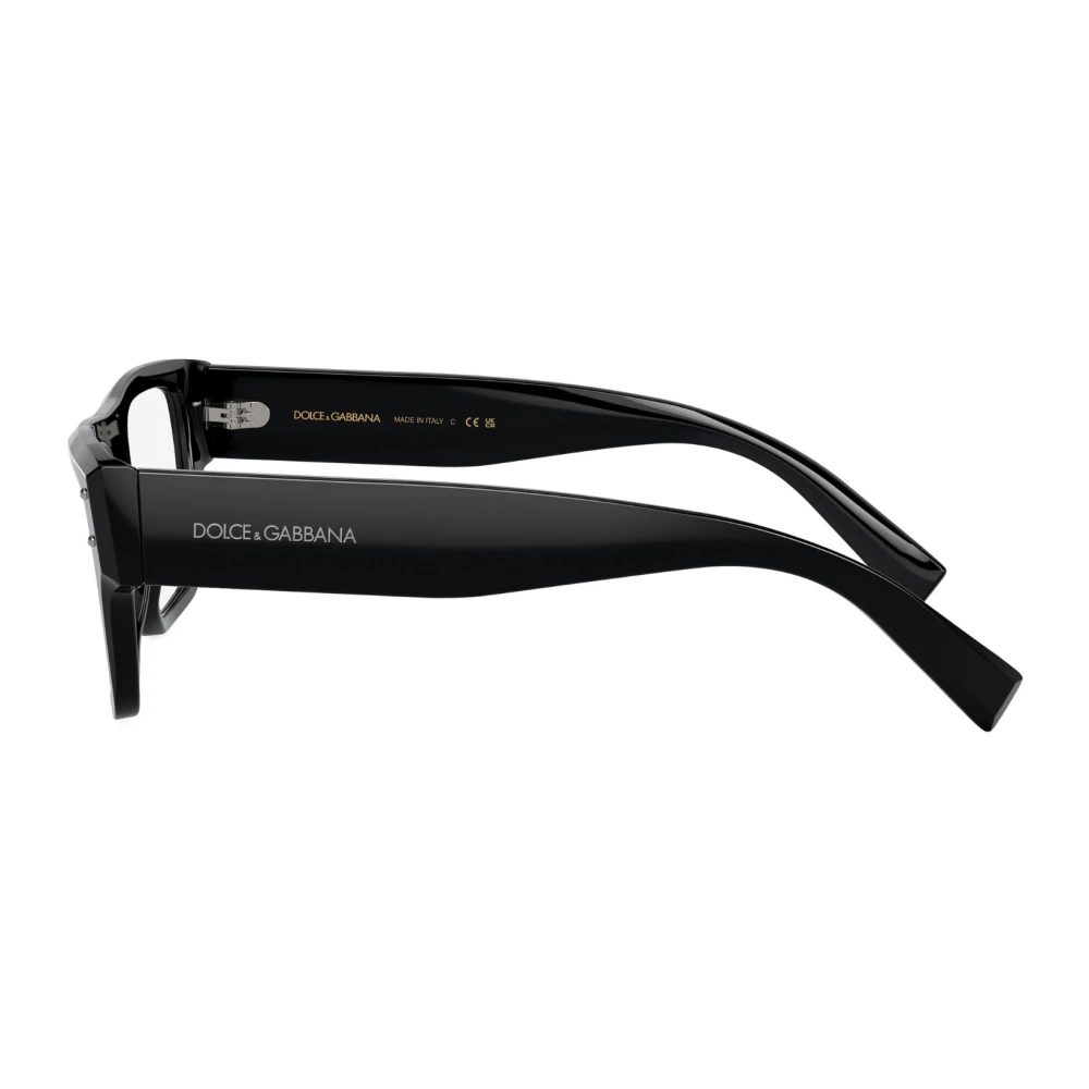 Dolce & Gabbana Acetaat Zonnebril Stijlvolle Modebril Black Heren