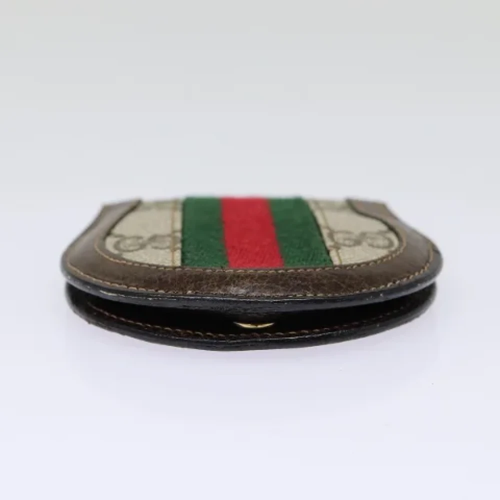 Gucci Vintage Pre-owned Canvas wallets Brown Dames
