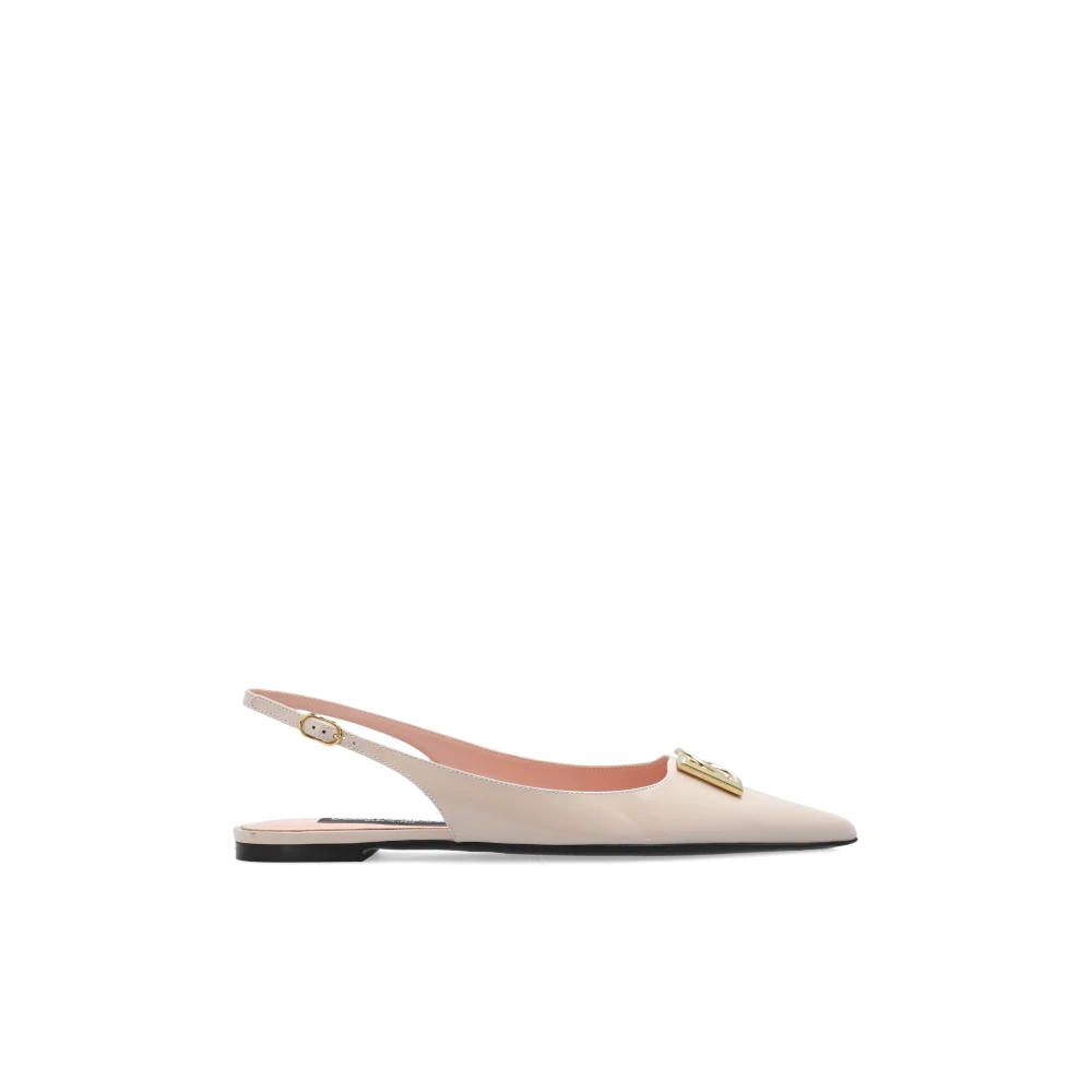 Dolce & Gabbana Vrouw Roze Schoenen Dames, 35 Eu, Leer, Schoenen Met Logo