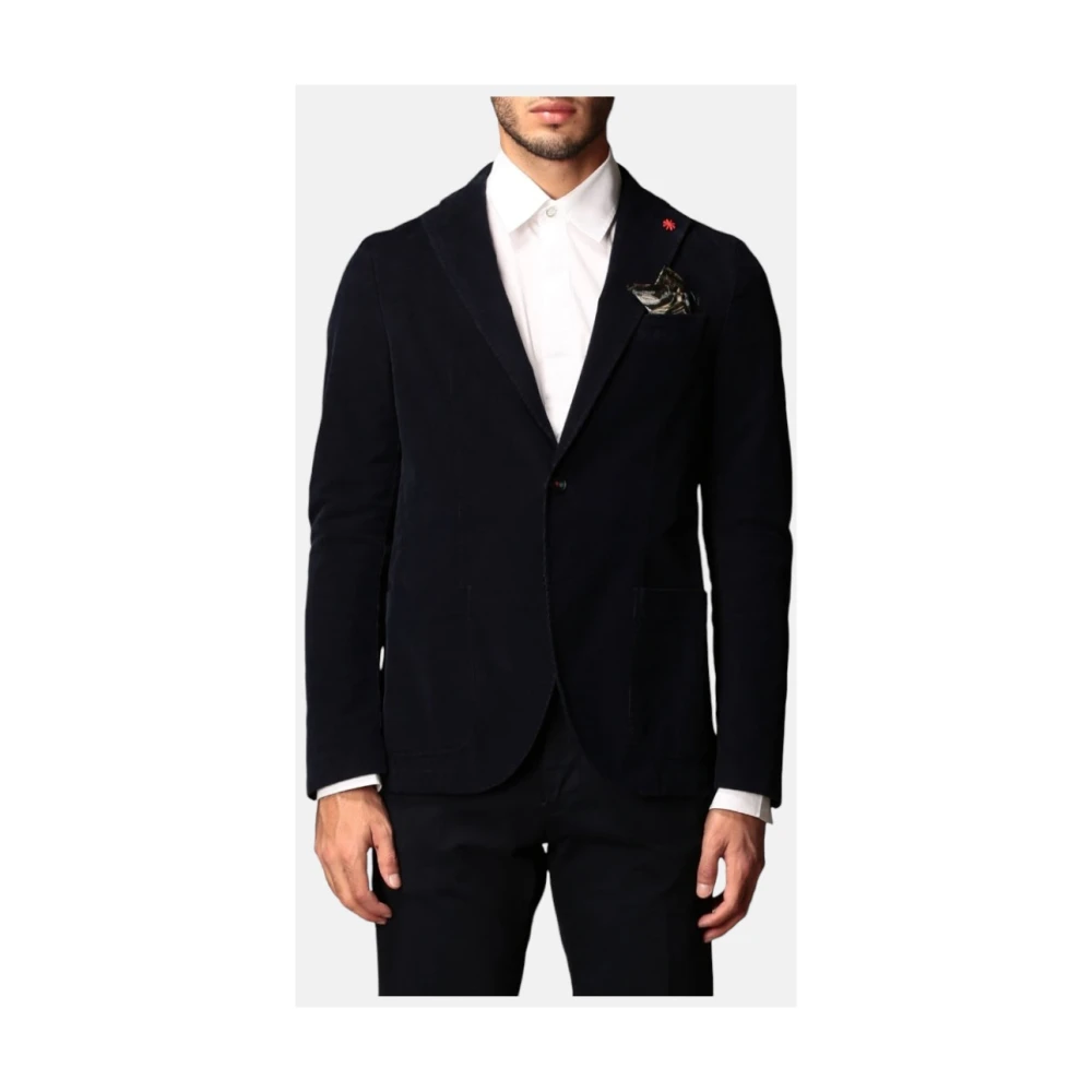 Manuel Ritz Elegante Jas Blue Heren