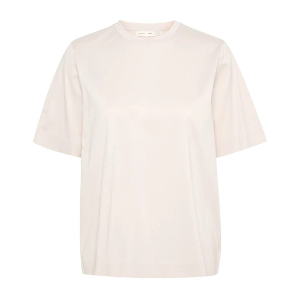 InWear Boxy Silhouette Tee Top Moonbeam Beige Dames