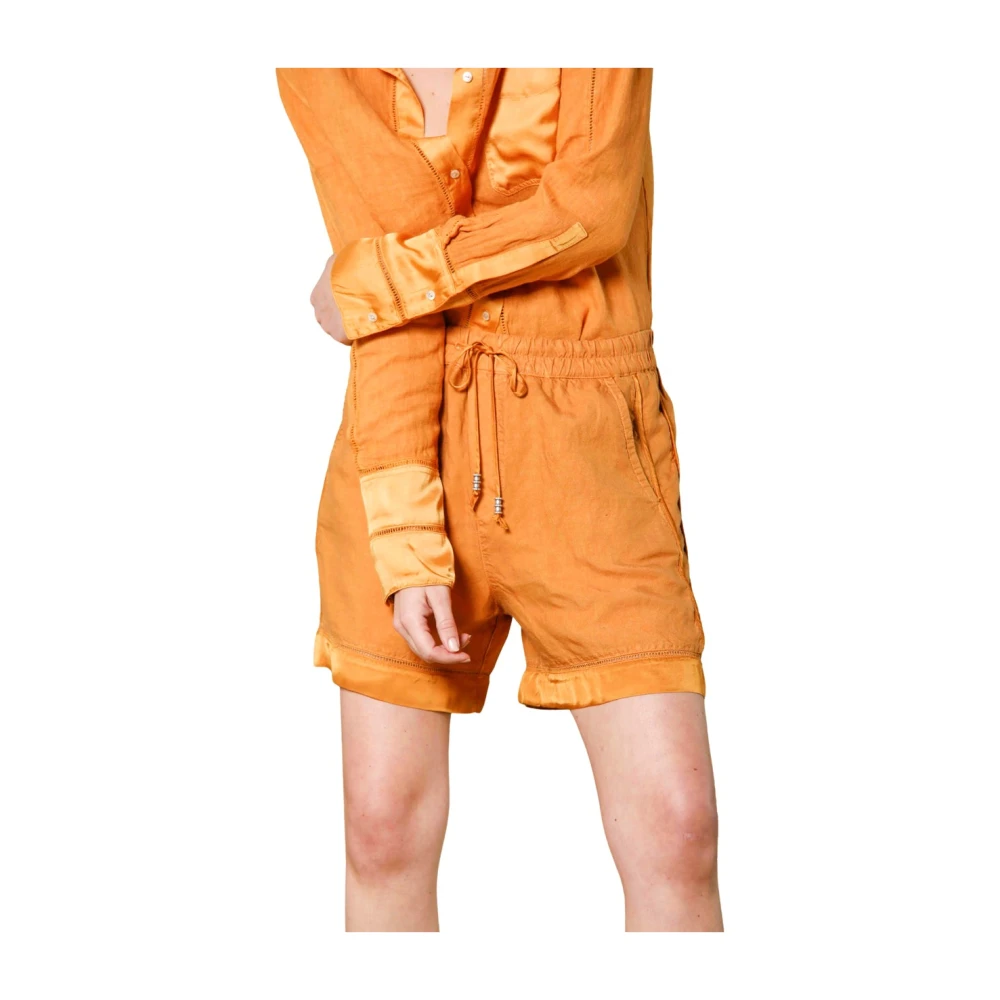 Mason's Elegant Orange Chino Bermuda Shorts Orange Dames