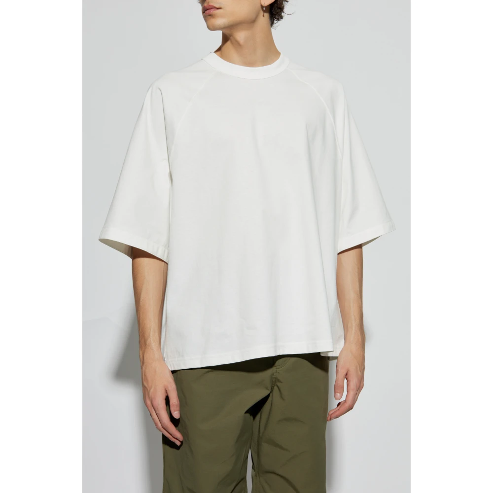 Bottega Veneta T-shirt met geborduurd patroon White Heren