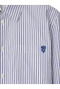 chemise-bleue-button-up-avec-b-shield