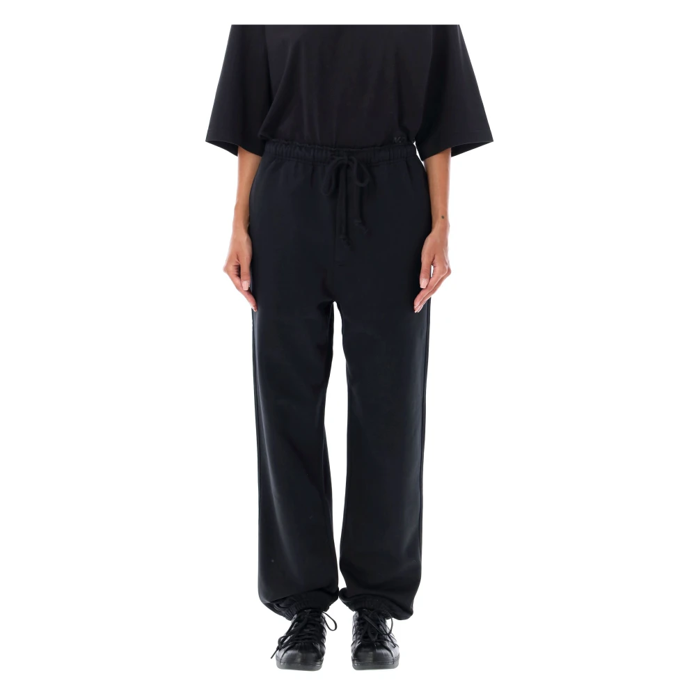 Y-3 Zwarte Joggingbroek Klassiek Logo Black Dames