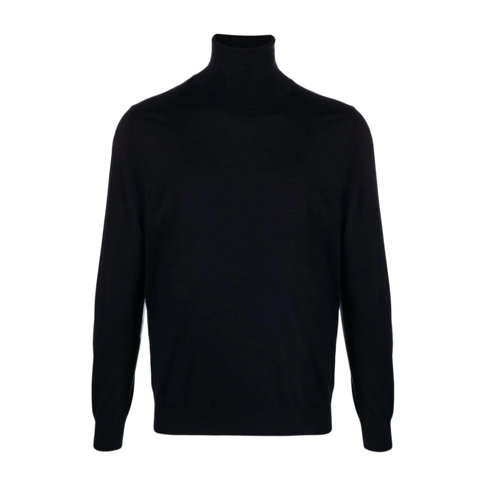 Laneus Turtle Neck Pullover Sweater Blue Heren