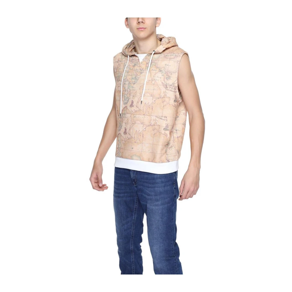 Alviero Martini 1a Classe Beige Hoodie Lente Zomer collectie Beige Heren