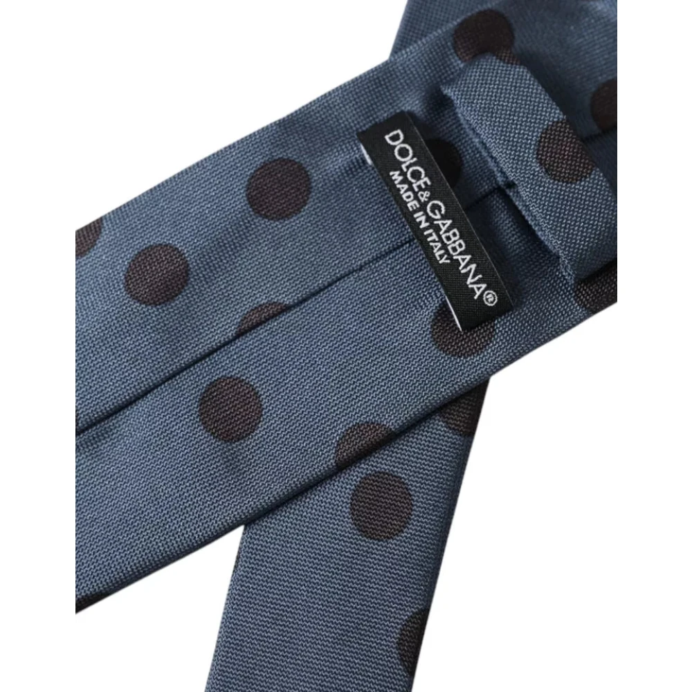 Dolce & Gabbana Polka Dot Zijden Heren Stropdas Multicolor Heren
