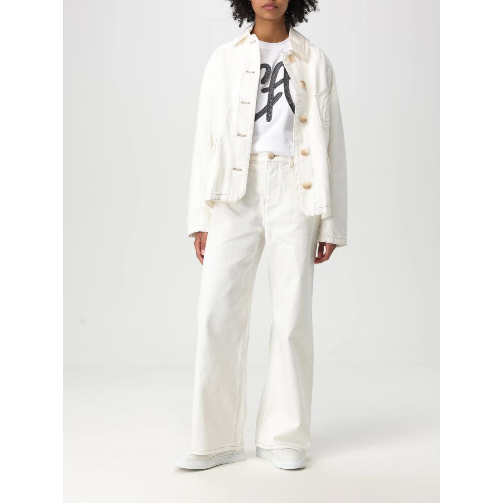 Emporio Armani Witte T-shirts en Polos White Dames