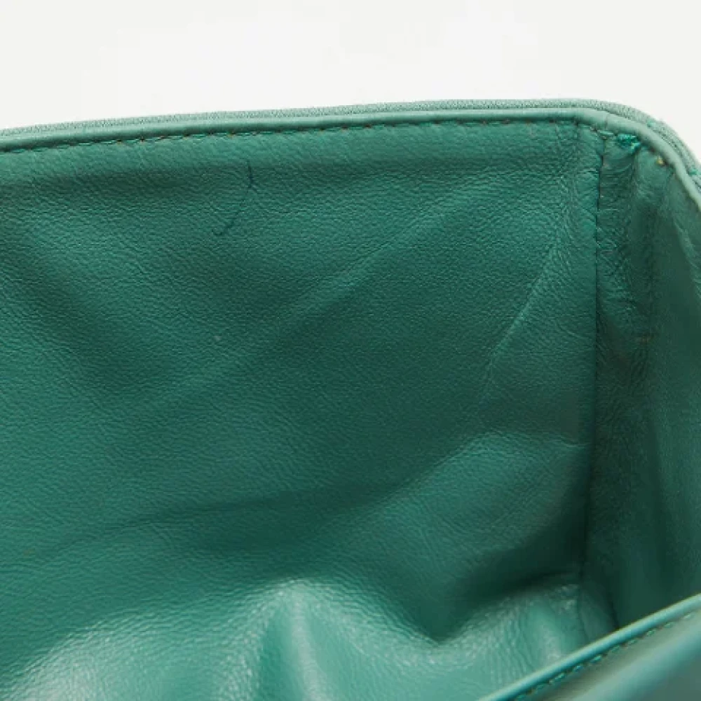 Chanel Vintage Pre-owned Fabric chanel-bags Green Dames