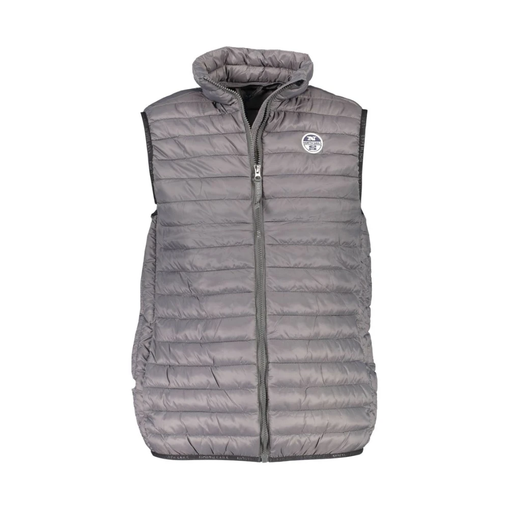 North Sails Men's Brown Vests,, Polyamide Sleeveless Jacket 2XL