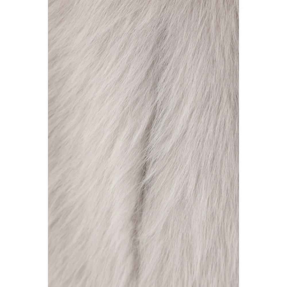 Yves Salomon Shearling Jassen White Dames