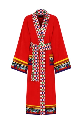 Badrock i frotté i bomull