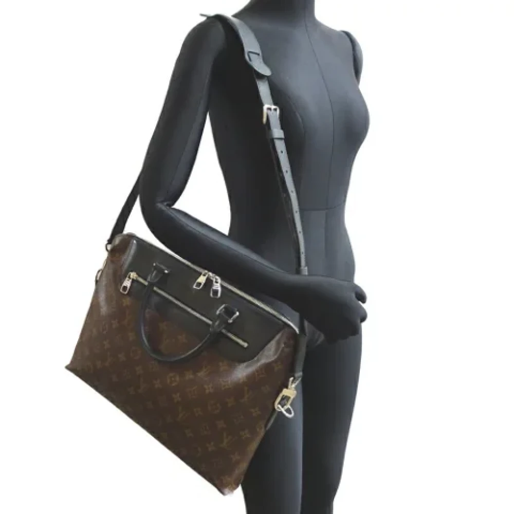 Louis Vuitton Vintage Pre-owned Fabric louis-vuitton-bags Black Heren