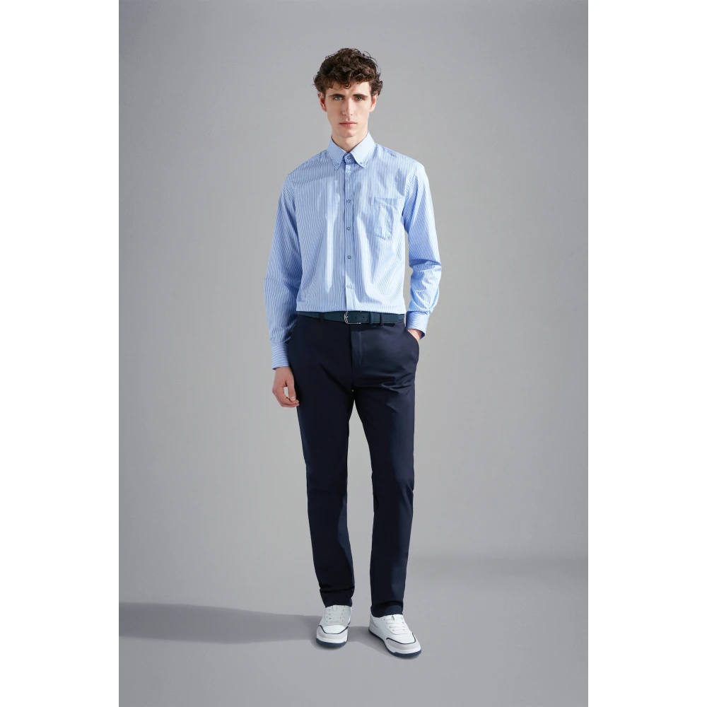 PAUL & SHARK Stijlvolle Overhemden Blue Heren